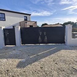 Aluminium schuifpoort 4m VELETA 400C160 Grijs