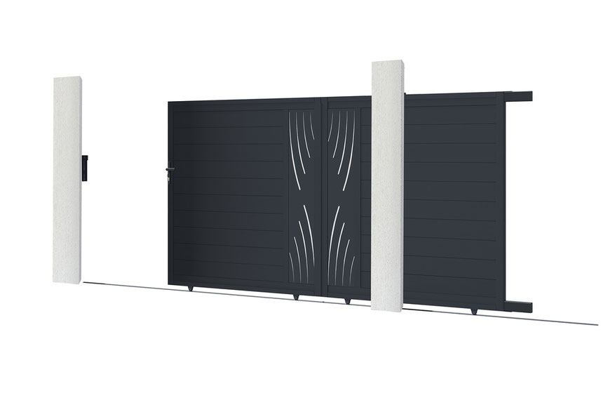 Portail Coulissant 3m Alu