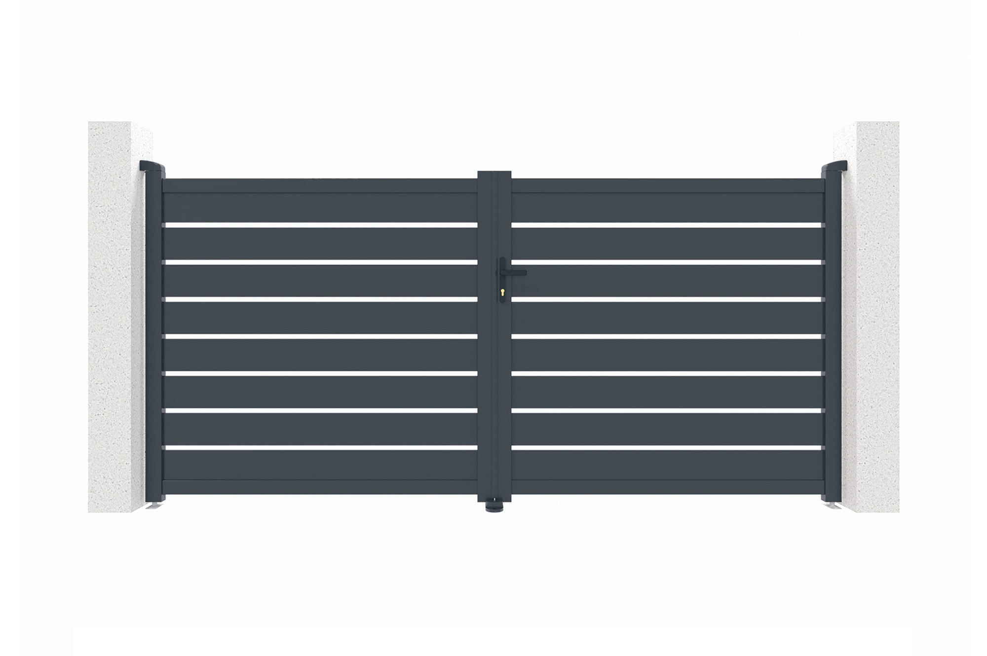 Portail battant motorisé 3m VOGEL H.160cm + Motorisation RANGER B150 2