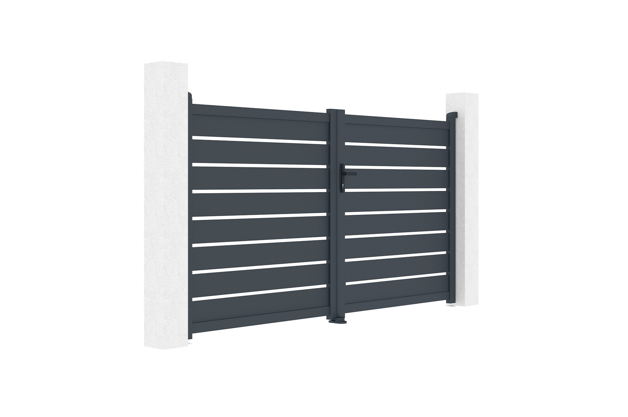 Portail battant motorisé 3m VOGEL H.160cm + Motorisation RANGER B150 3