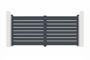 Swing gate 3,5m VOGEL H.160cm grey aluminium thumbnail 2