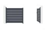 Swing gate 3,5m VOGEL H.160cm grey aluminium thumbnail 5