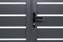 Swing gate 3,5m VOGEL H.160cm grey aluminium thumbnail 6