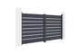 Swing gate 3,5m VOGEL H.160cm grey aluminium thumbnail 3