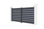 Swing gate 3,5m VOGEL H.160cm grey aluminium thumbnail 4