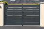 Portail battant 3m VOGEL H.180cm gris thumbnail 1