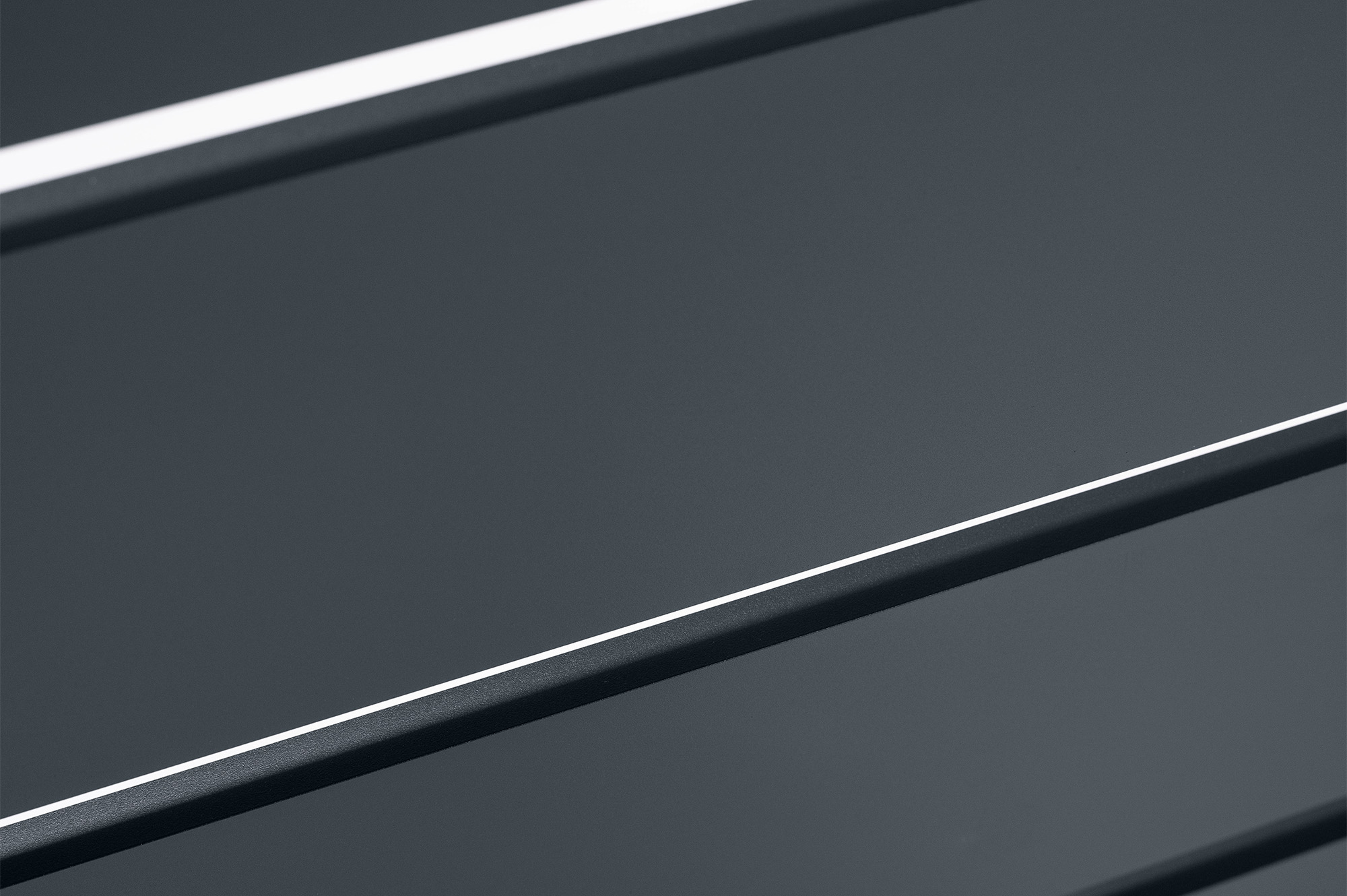 Portail battant 3,5m VOGEL H.180cm + Portillon 1m VOGEL H.180cm aluminium gris 7