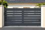 Sliding gate kit 3m VOGEL H.140cm grey aluminium main_image thumbnail