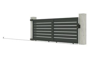 Cancello scorrevole in alluminio 3,5m VOGEL 350C140 12