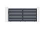 Portail coulissant 3,5m VOGEL H.160cm aluminium gris thumbnail 2