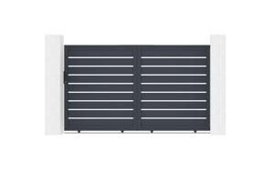 Sliding gate kit 3m VOGEL H.180cm grey aluminium 2