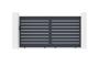 Schiebetor aus aluminium 3,5m VOGEL H.180cm grau thumbnail 2