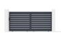 Portail coulissant 4m VOGEL H.180cm aluminium gris thumbnail 2