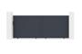Portail coulissant 3,5m EIGER H.140cm + 2 poteaux H.166cm aluminium gris 2