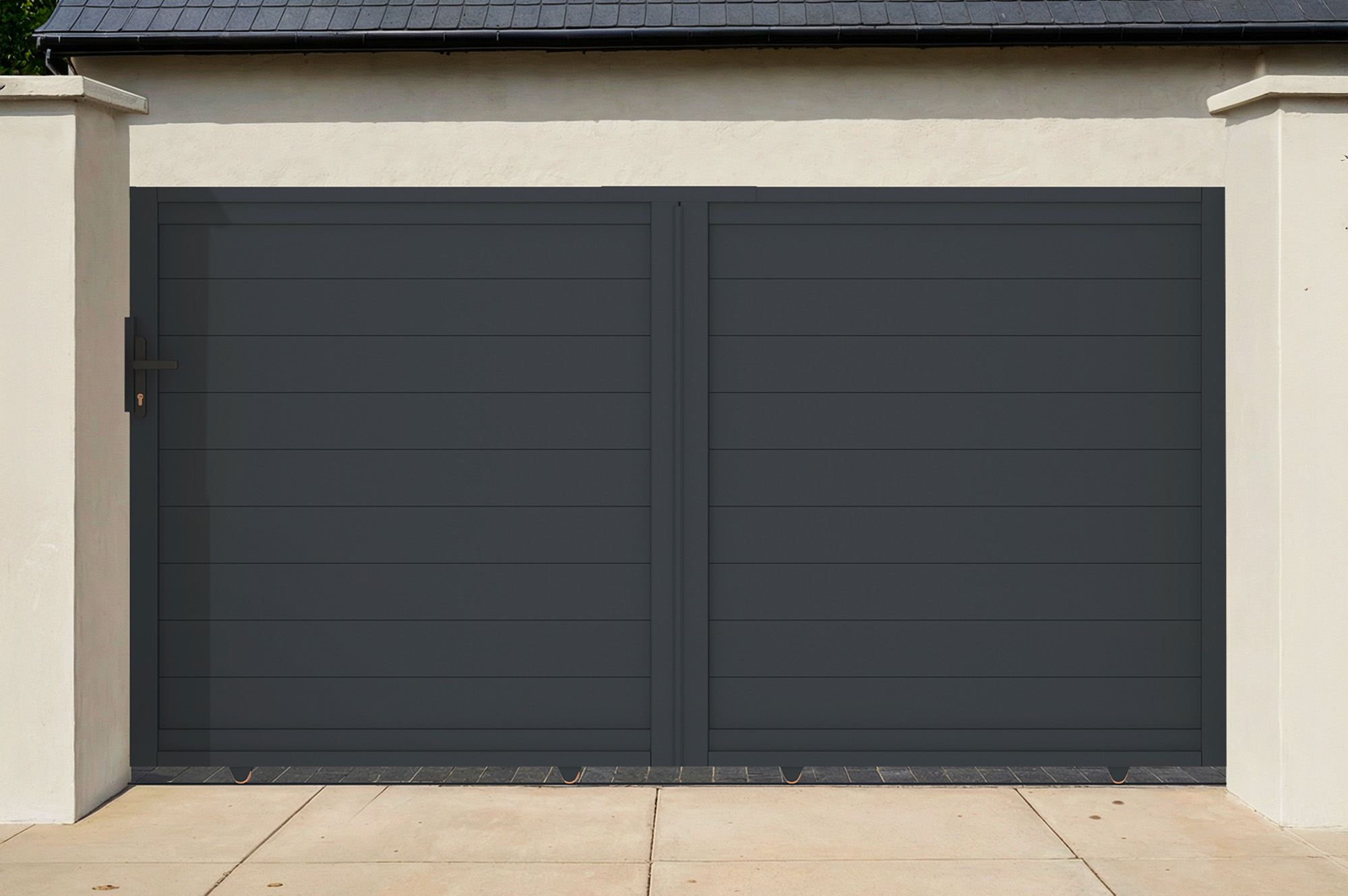 Alu skydeport 4m EIGER 400C160 1