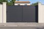 Sliding gate kit 3m EIGER H.180cm grey aluminium main_image thumbnail