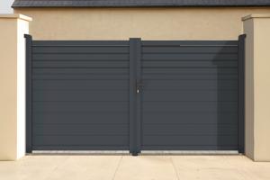 CARPATIA 350x160cm pilki aliuminio varstomi vartai main image