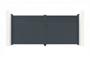 Portail battant 4m CARPATIA H.180cm + 2 poteaux H.190cm aluminium gris 2