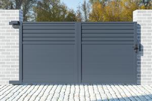 Sliding gate kit 3m CARPATIA H.160cm grey aluminium 13