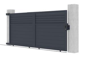 Elektrische schuifpoort 3,5m CARPATIA H.160 + RANGER C300 motorisering 12