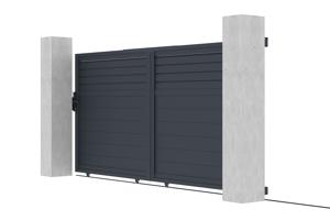 Elektrische schuifpoort 3,5m CARPATIA H.160 + RANGER C300 motorisering 4