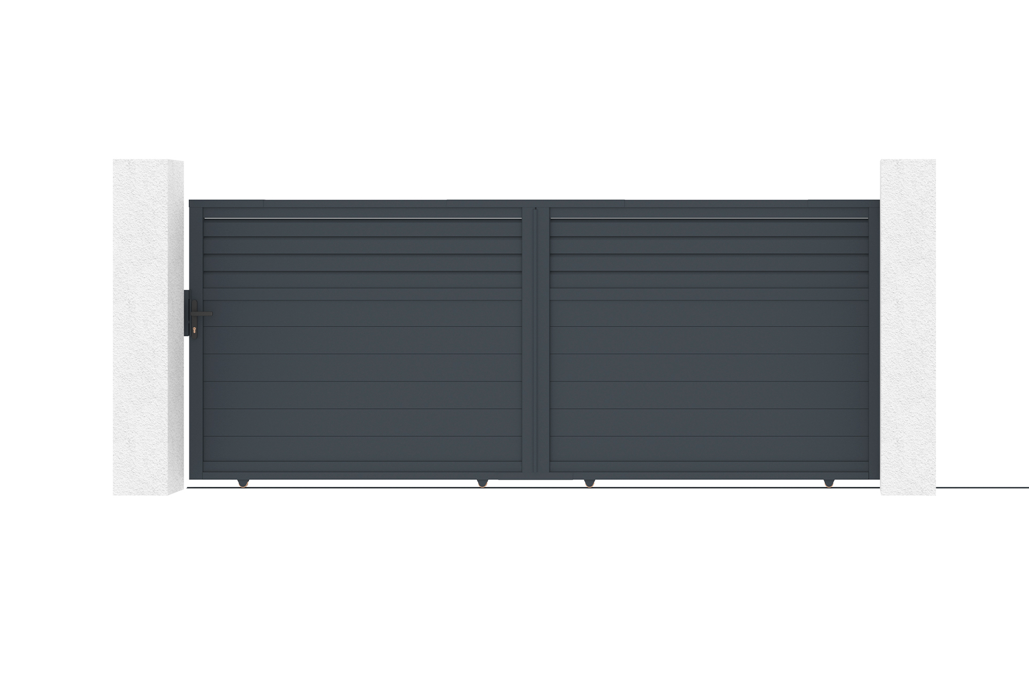 Elektrisk skjutgrind 4m CARPATIA 400C160 + TANKER C600 motorisering 2