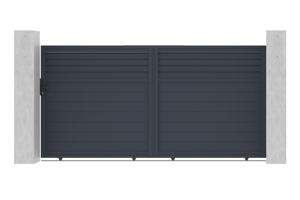 Sliding gate kit 3,5m CARPATIA H.180cm grey aluminium 2