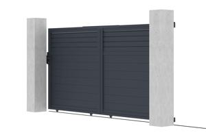 Sliding gate kit 3,5m CARPATIA H.180cm grey aluminium 4
