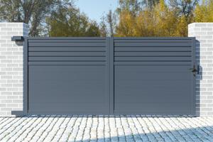 Sliding gate kit 3,5m CARPATIA H.180cm grey aluminium 14