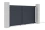 Schiebetor aus aluminium 3,5m CARPATIA H.180cm grau 3