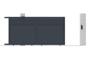 Schiebetor aus aluminium 3,5m CARPATIA H.180cm grau 14