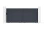 Portail coulissant 4m CARPATIA H.180cm aluminium gris 2