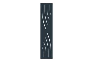 Portail coulissant 3,5m VELETA H.180cm + Portillon 1m VELETA aluminium 10