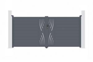 Alumínium szárnyas kapu 3,5m VELETA 350B160 main image