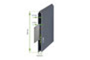 Puerta batiente exterior 3m ARLBERG Alt.180cm aluminio gris 6