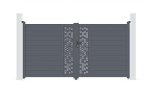 Alumīnija veramie vārti 3m ADULA 300B180 main image