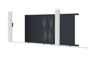 Elektrische schuifpoort 3m VELETA 300C180 + RANGER C300 motorisatie 3