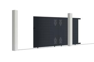 Alu skydeport 3m TRIGLAV 300C180 2