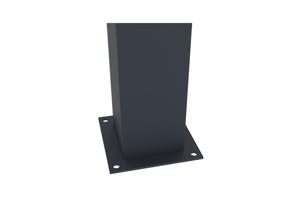 Clôture Aluminium Pleine 1,9m NIESEN H.170cm gris 7