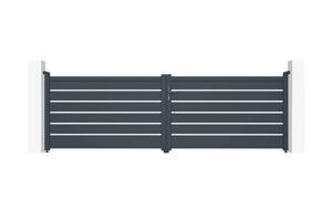 Portail battant 4m VOGEL H.120cm gris 3