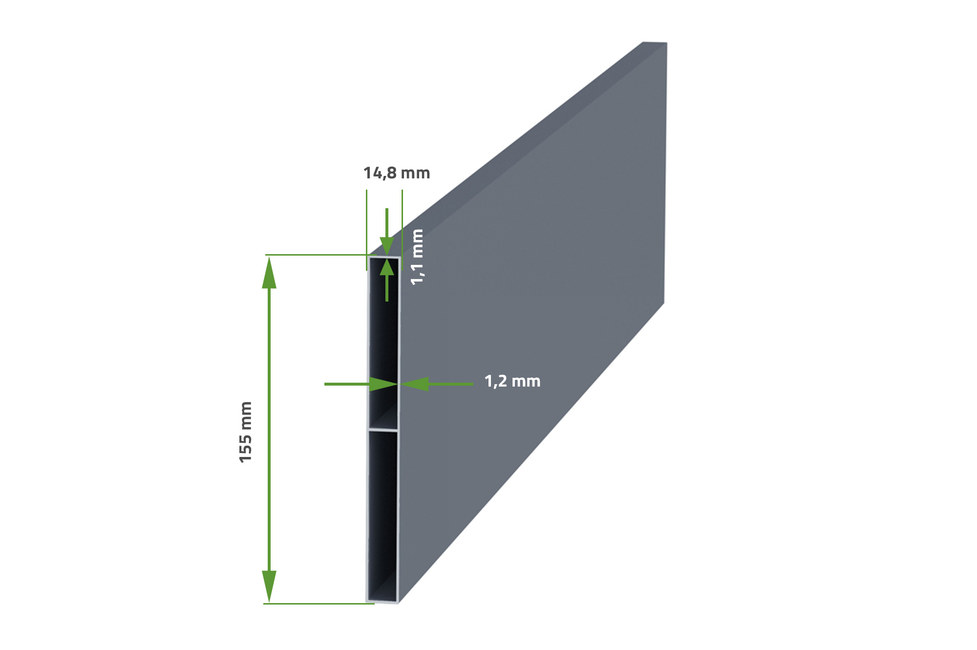 VOGEL 400B120 swing gate pack + 2 EIFEL posts H.166cm Gray 10