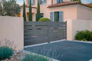 Portail battant 4m VOGEL H.120cm gris 2