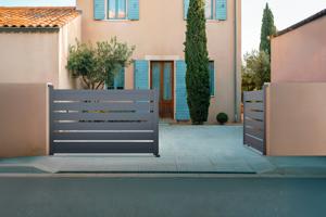 Portail battant 4m VOGEL H.120cm gris 9