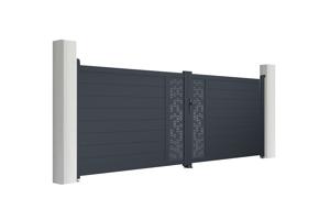 Automatic swing gate 4m ADULA H.140cm + motor BUNKER B500 2