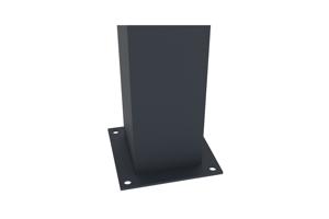 Clôture Aluminium Semi-Ajourée 1,9m ARLBERG H.170cm gris 8