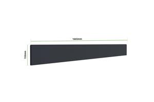 Aluminium Schutting Halfopen 1,9m ADULA H. 170cm Grijs 5