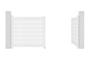 Electric swing gate 3m VOGEL 300B140 white + RANGER B150 motorization thumbnail 5