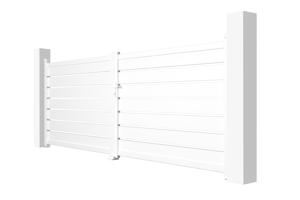 Dubbelgrind i aluminium 4m VOGEL 400B140 Vit 4