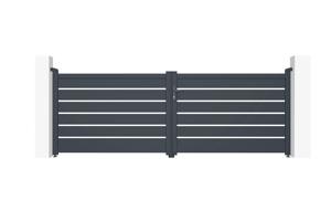 Aliuminio varstomi vartai 3,5 m VOGEL 350B120 GREY 3