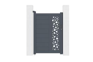 Cancello 1m SUNNY H.140cm alluminio grigio 2